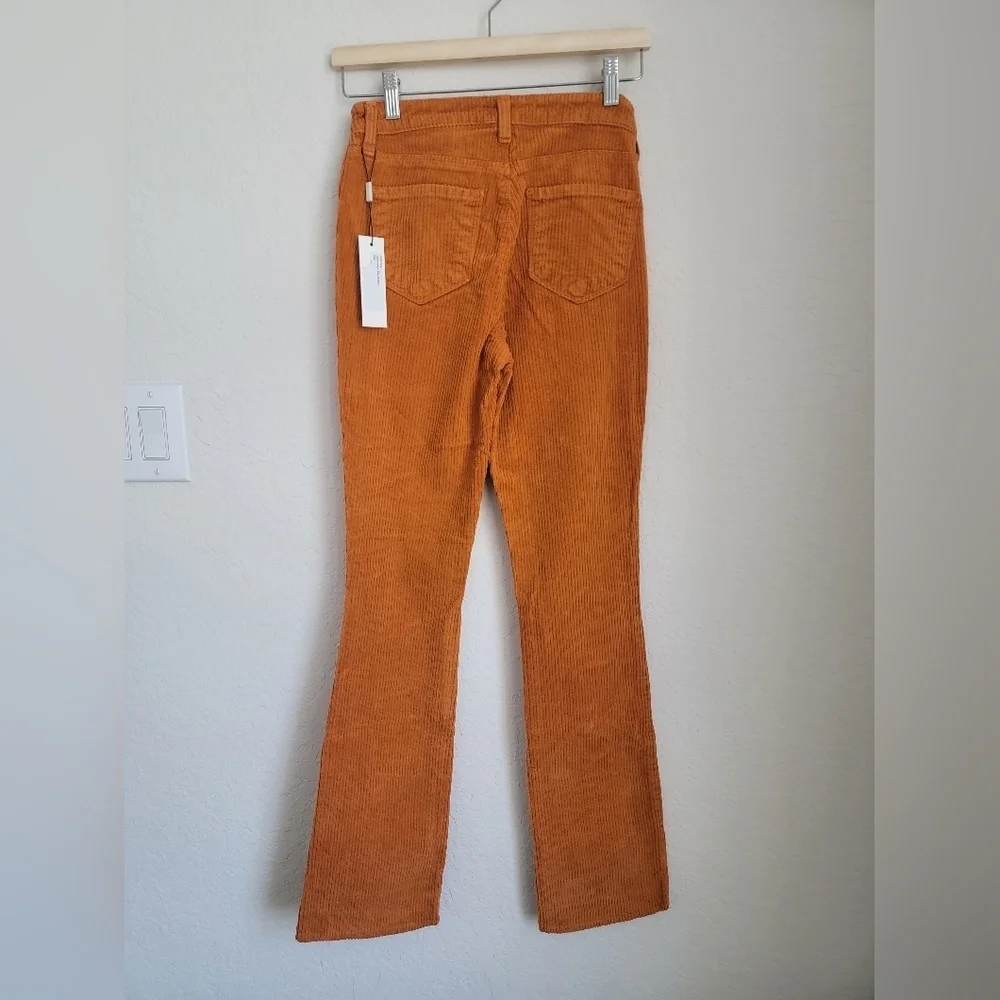 L'AGENCE Oriana High Rise‎ Straight corduroy Pants SIze 25 New